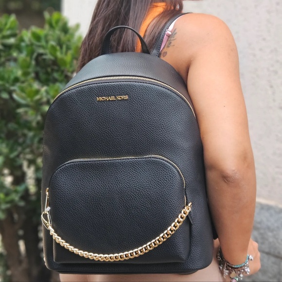 New Michael Kors Jet Set Backpack w/Chain Retail $328 - Picture 5 of 5